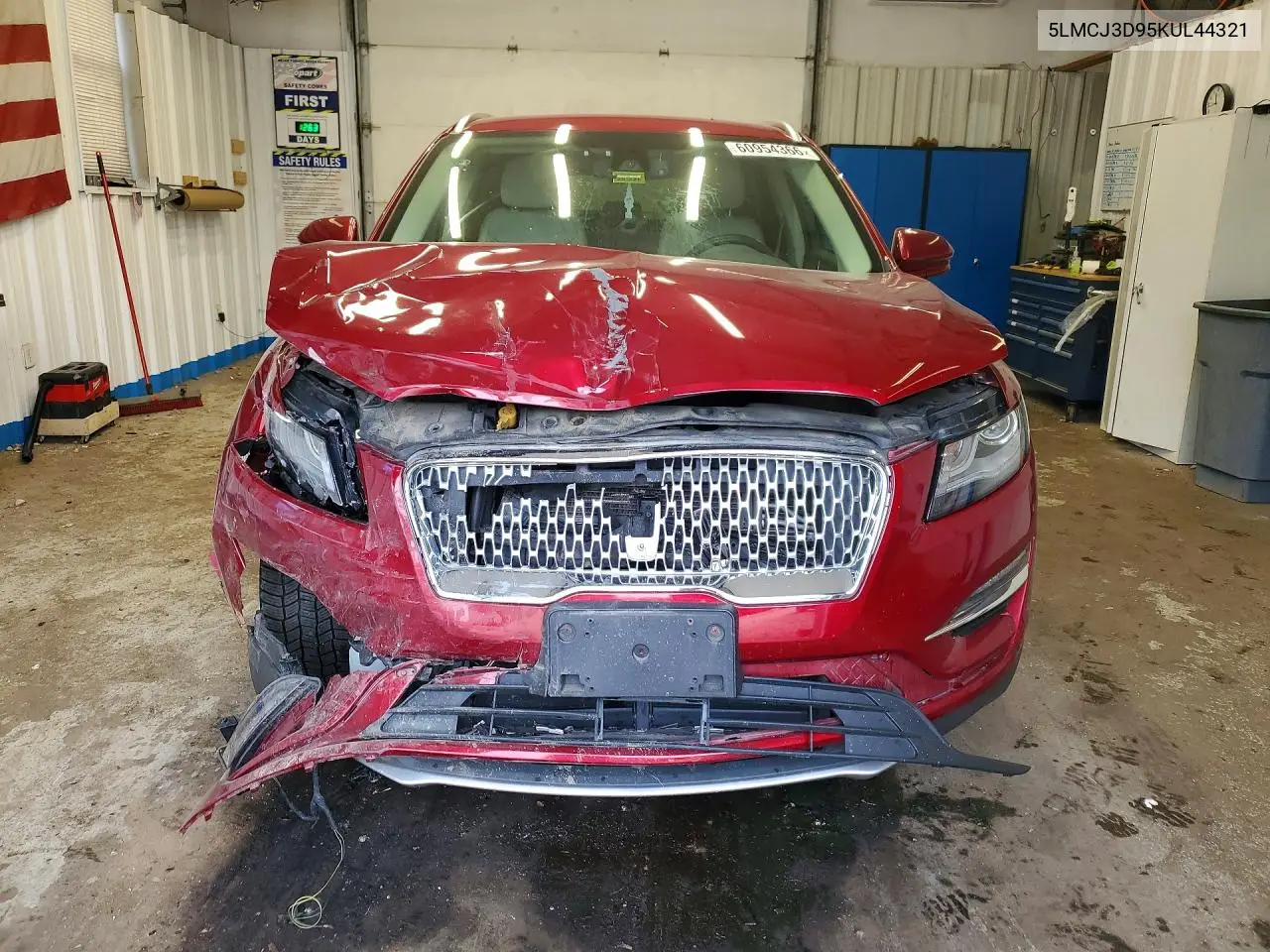 2019 Lincoln Mkc Reserve VIN: 5LMCJ3D95KUL44321 Lot: 60954366