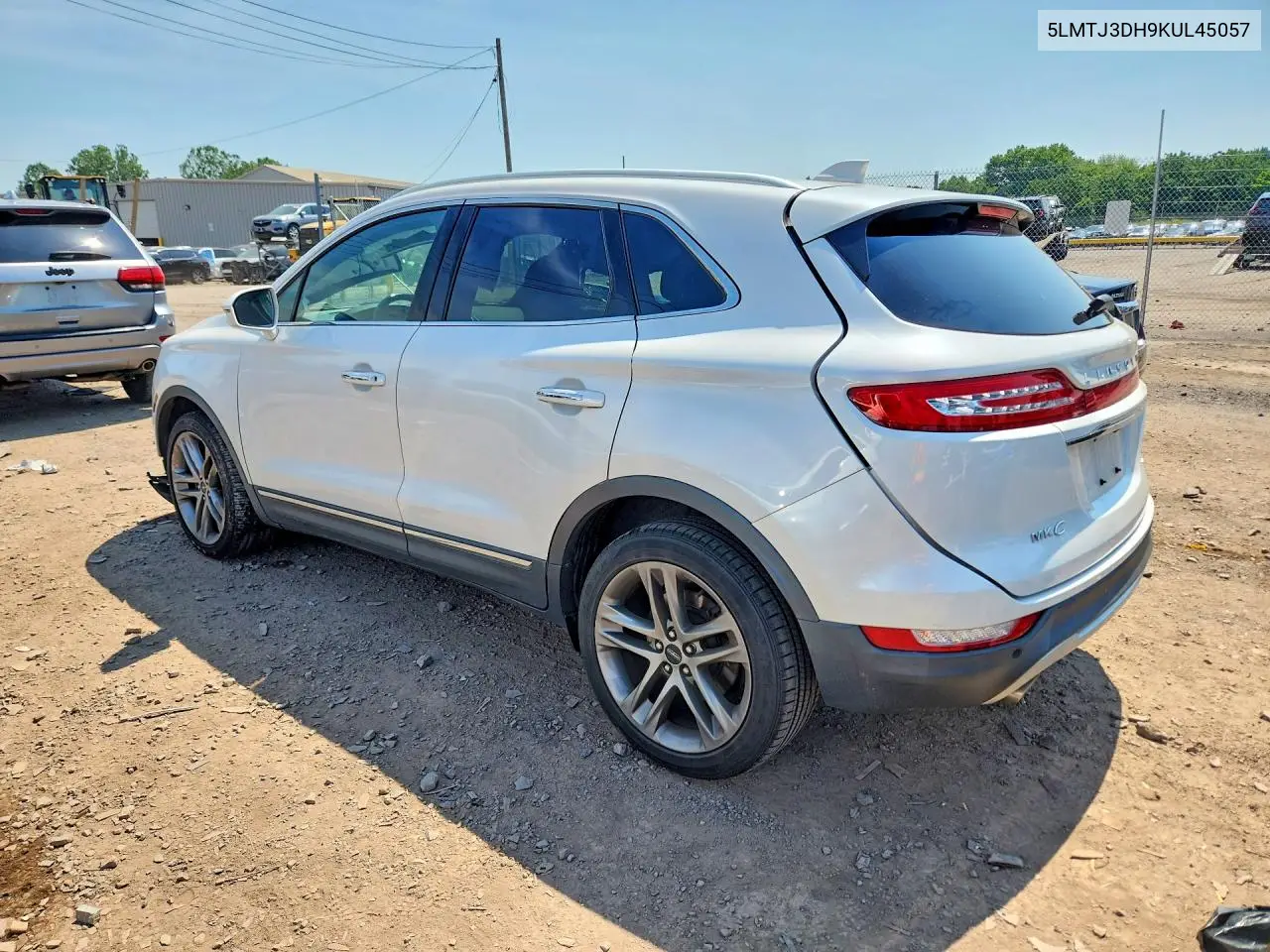 2019 Lincoln Mkc Reserve VIN: 5LMTJ3DH9KUL45057 Lot: 61134886