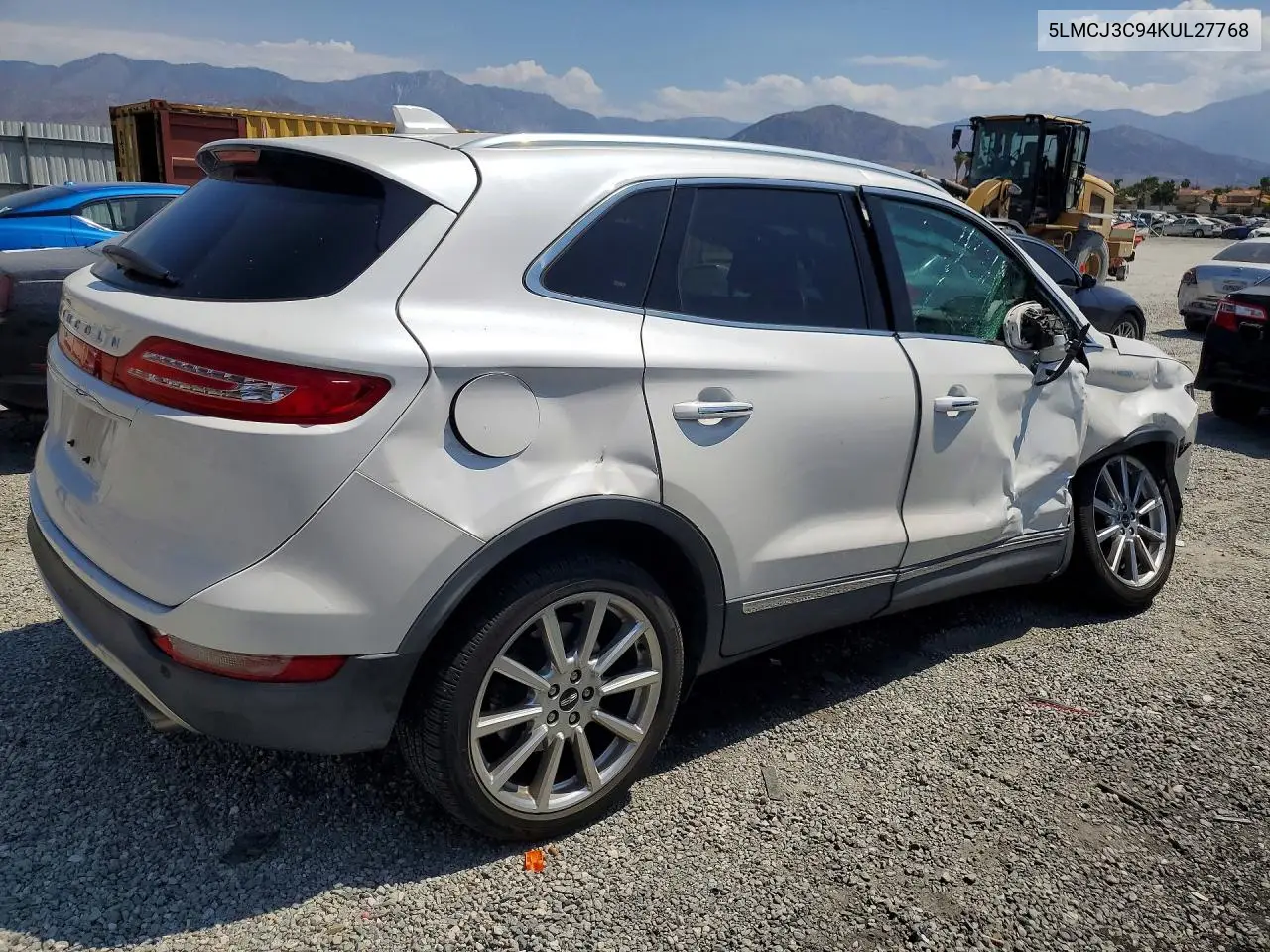 2019 Lincoln Mkc Reserve VIN: 5LMCJ3C94KUL27768 Lot: 61445826