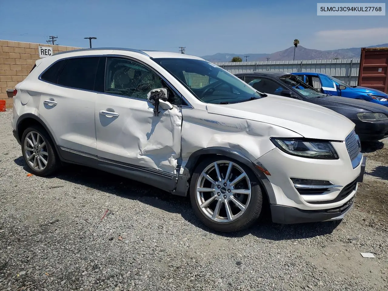 2019 Lincoln Mkc Reserve VIN: 5LMCJ3C94KUL27768 Lot: 61445826