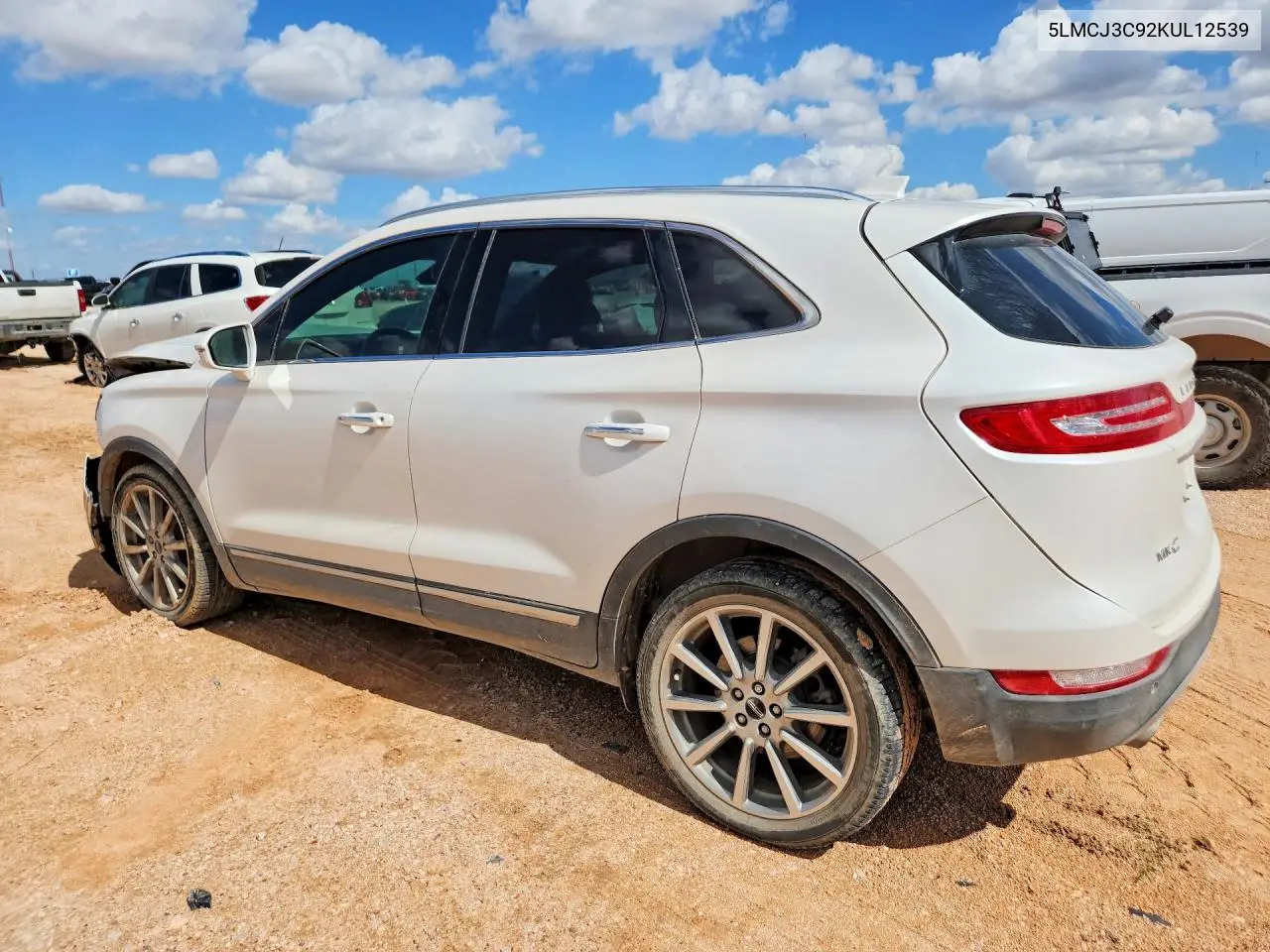 2019 Lincoln Mkc Reserve VIN: 5LMCJ3C92KUL12539 Lot: 61787406