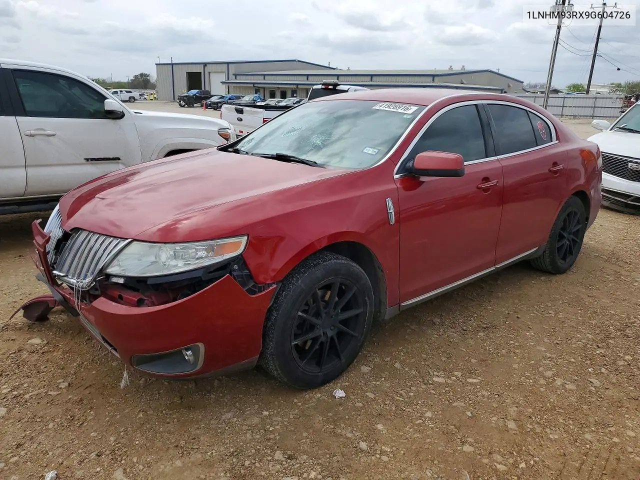 2009 Lincoln Mks VIN: 1LNHM93RX9G604726 Lot: 41926916