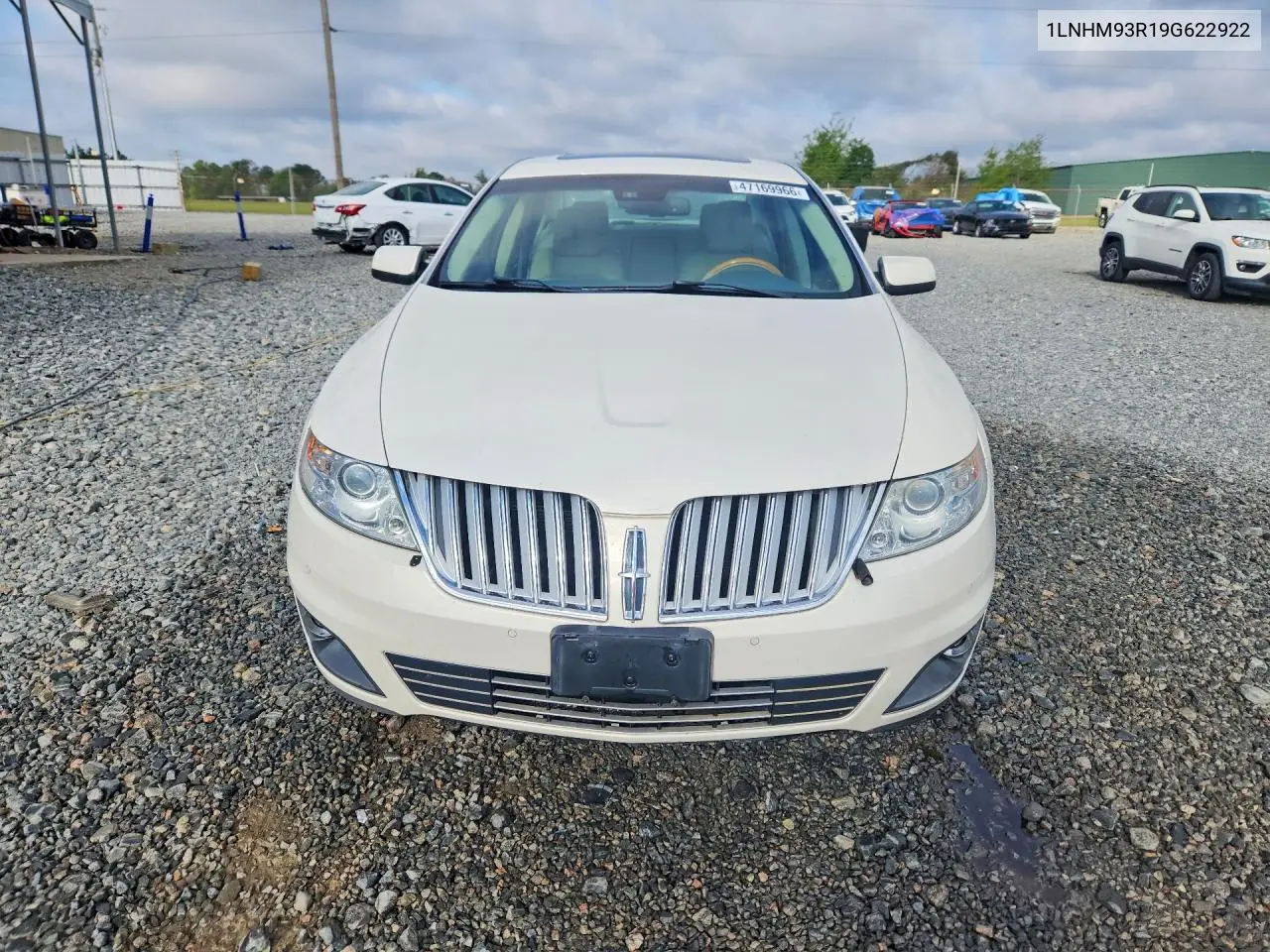 2009 Lincoln Mks VIN: 1LNHM93R19G622922 Lot: 47169966