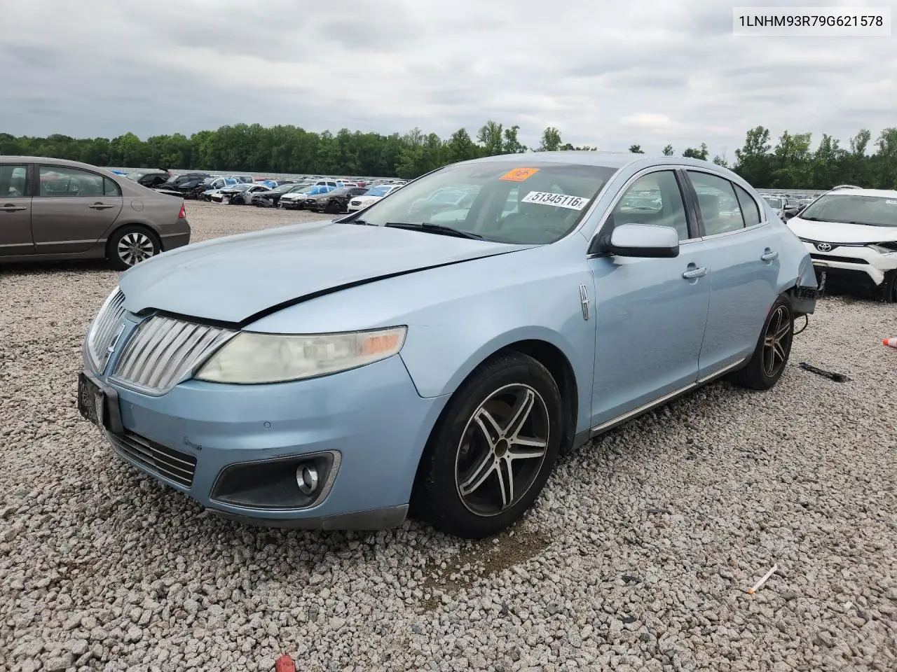 2009 Lincoln Mks VIN: 1LNHM93R79G621578 Lot: 51345116
