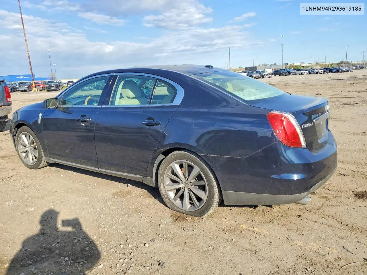 2009 Lincoln Mks VIN: 1LNHM94R29G619185 Lot: 52899526