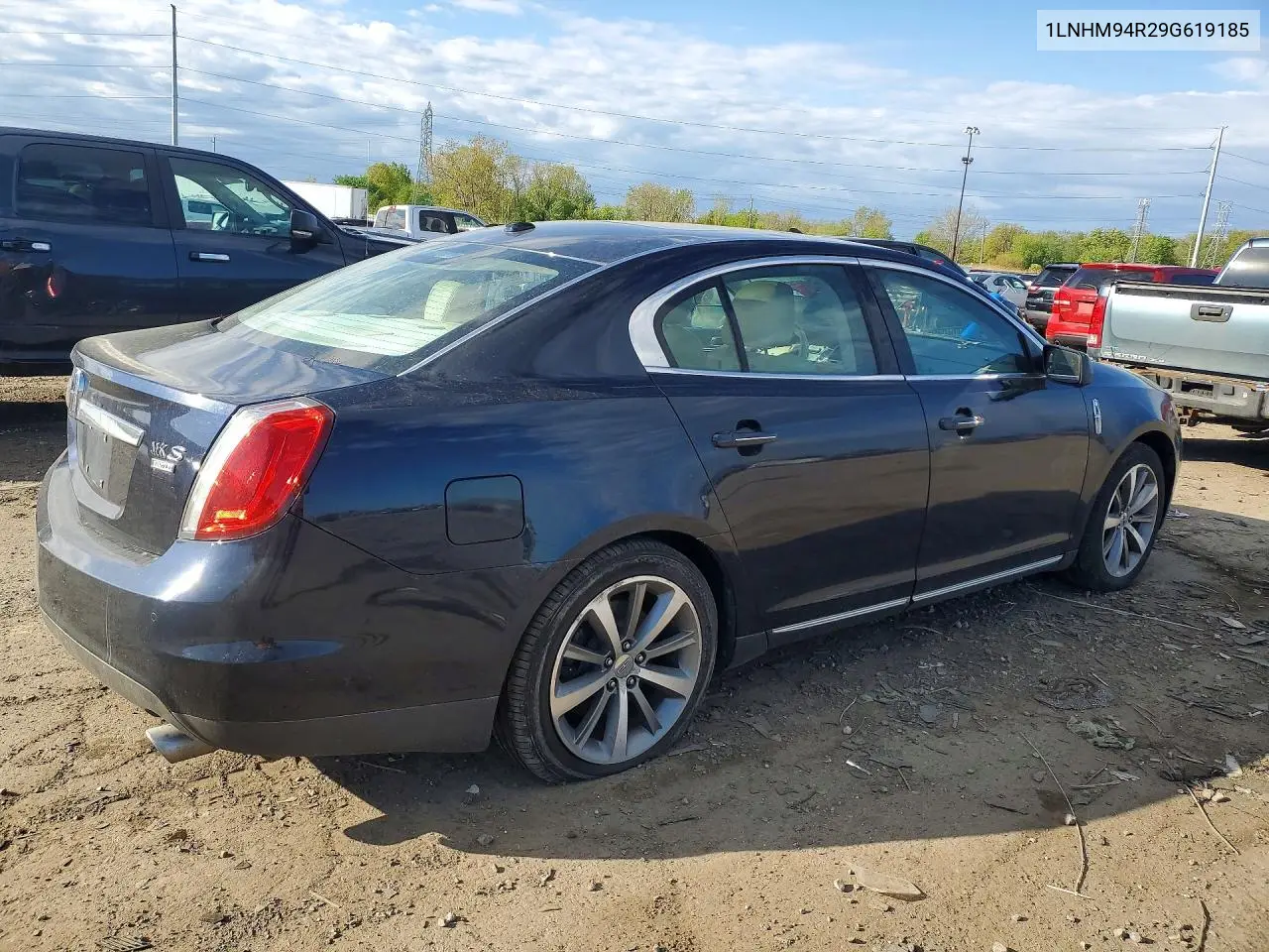 2009 Lincoln Mks VIN: 1LNHM94R29G619185 Lot: 52899526