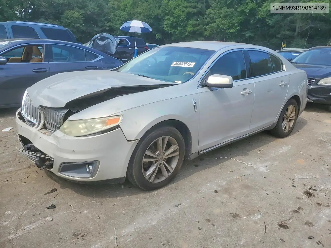 2009 Lincoln Mks VIN: 1LNHM93R19G614139 Lot: 58932516