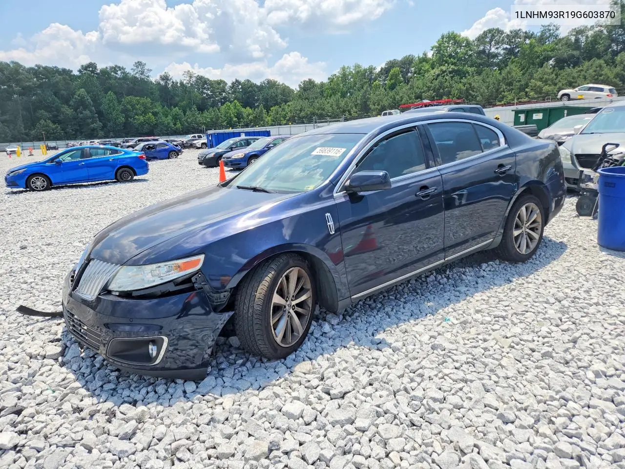 2009 Lincoln Mks VIN: 1LNHM93R19G603870 Lot: 59839116