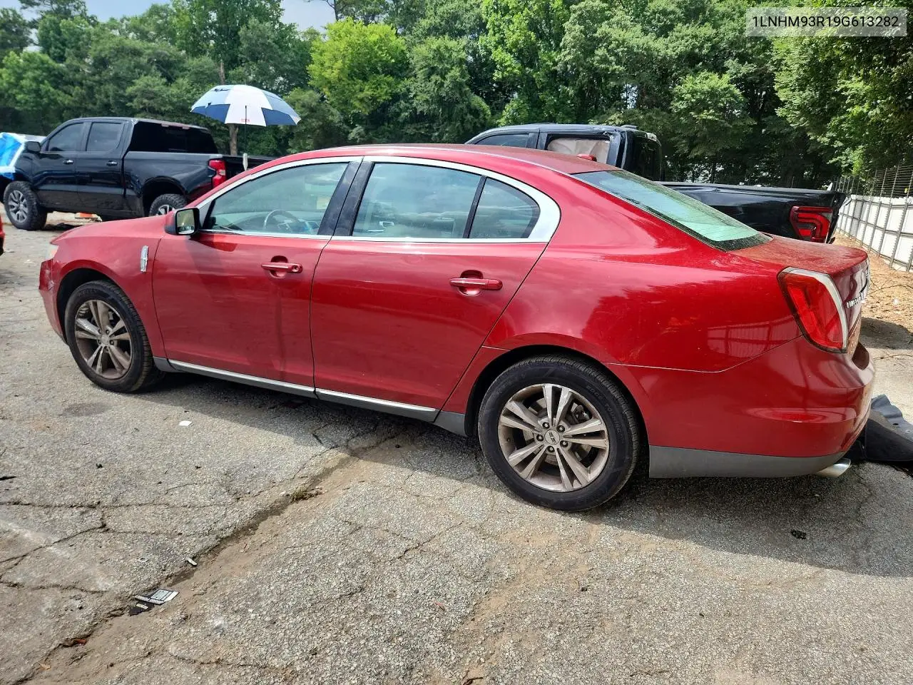 2009 Lincoln Mks VIN: 1LNHM93R19G613282 Lot: 60644086