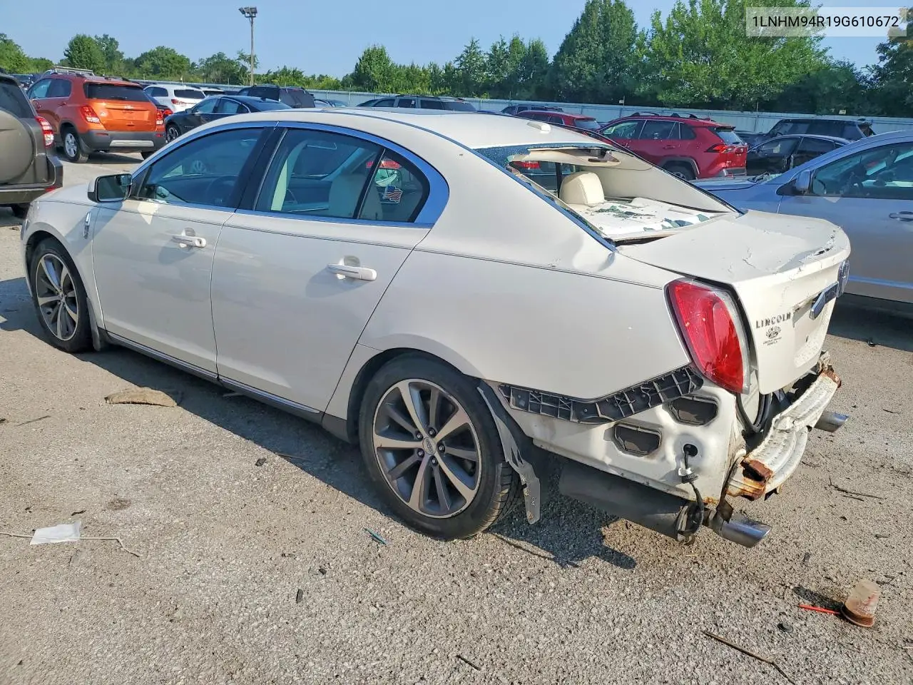 2009 Lincoln Mks VIN: 1LNHM94R19G610672 Lot: 60649186