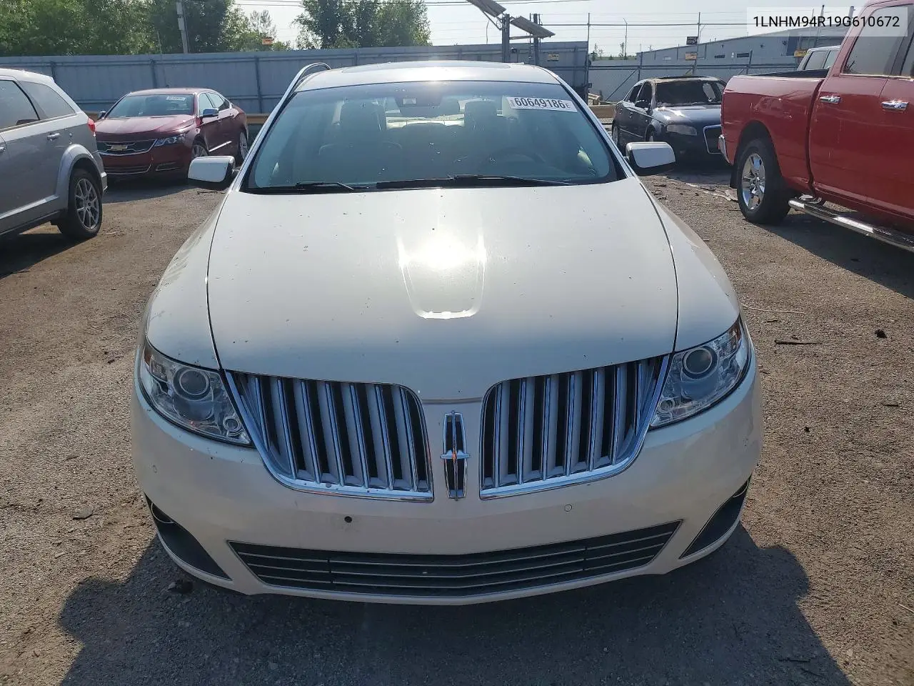 2009 Lincoln Mks VIN: 1LNHM94R19G610672 Lot: 60649186