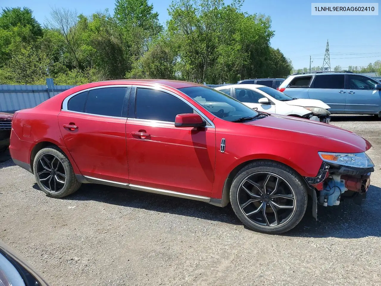 2010 Lincoln Mks VIN: 1LNHL9ER0AG602410 Lot: 54073676