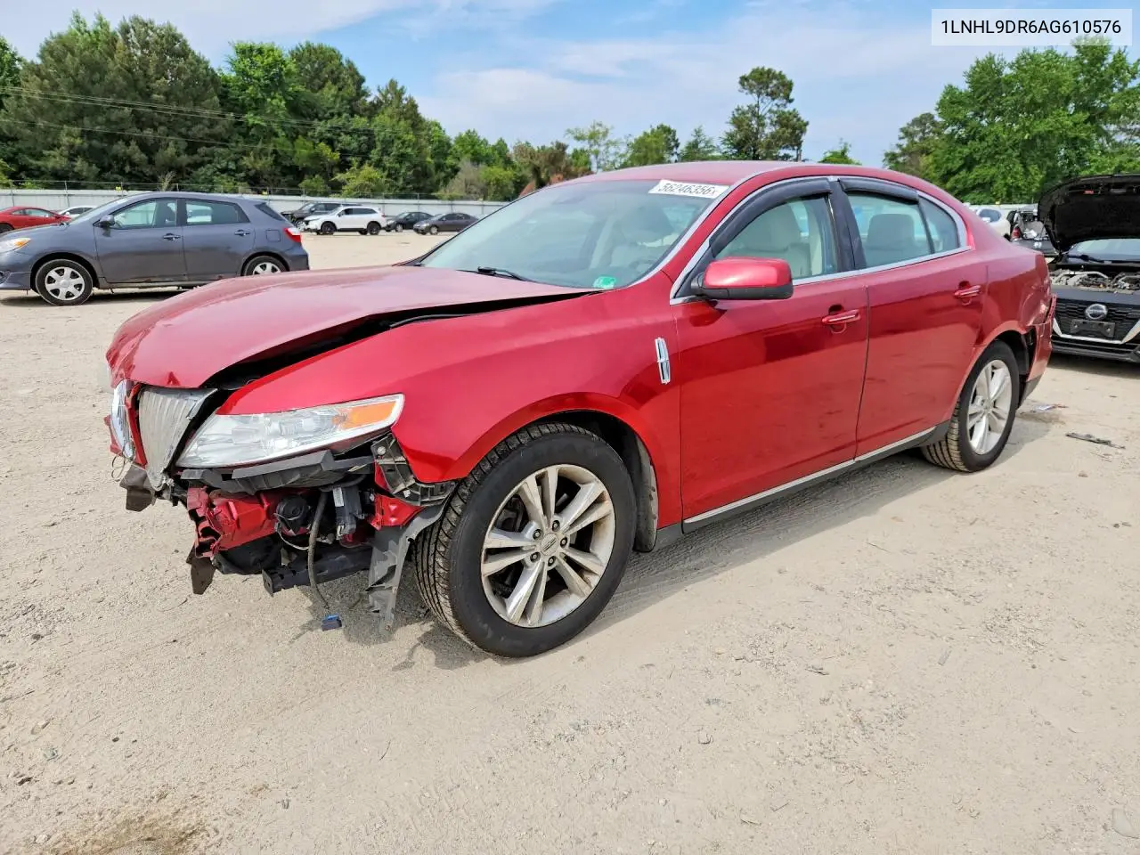2010 Lincoln Mks VIN: 1LNHL9DR6AG610576 Lot: 56246356