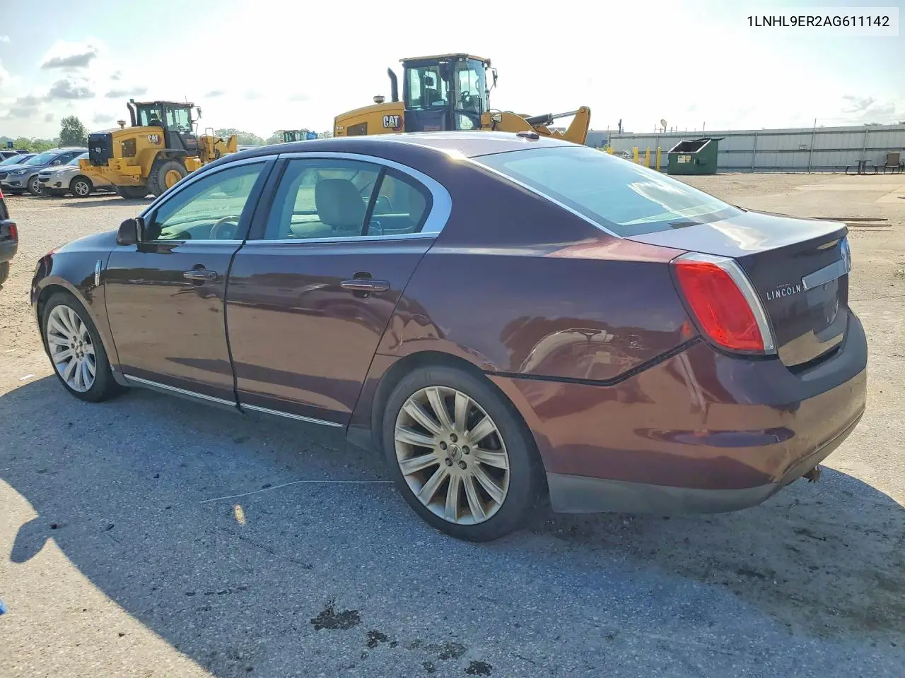 2010 Lincoln Mks VIN: 1LNHL9ER2AG611142 Lot: 59879416