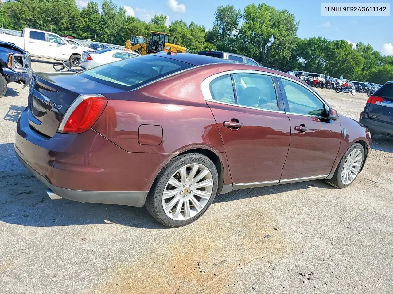 2010 Lincoln Mks VIN: 1LNHL9ER2AG611142 Lot: 59879416
