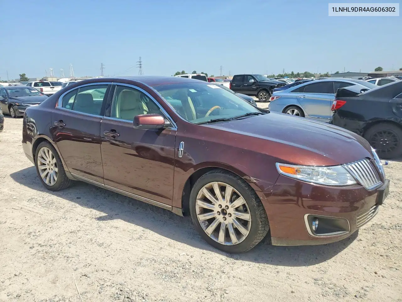 2010 Lincoln Mks VIN: 1LNHL9DR4AG606302 Lot: 61808386