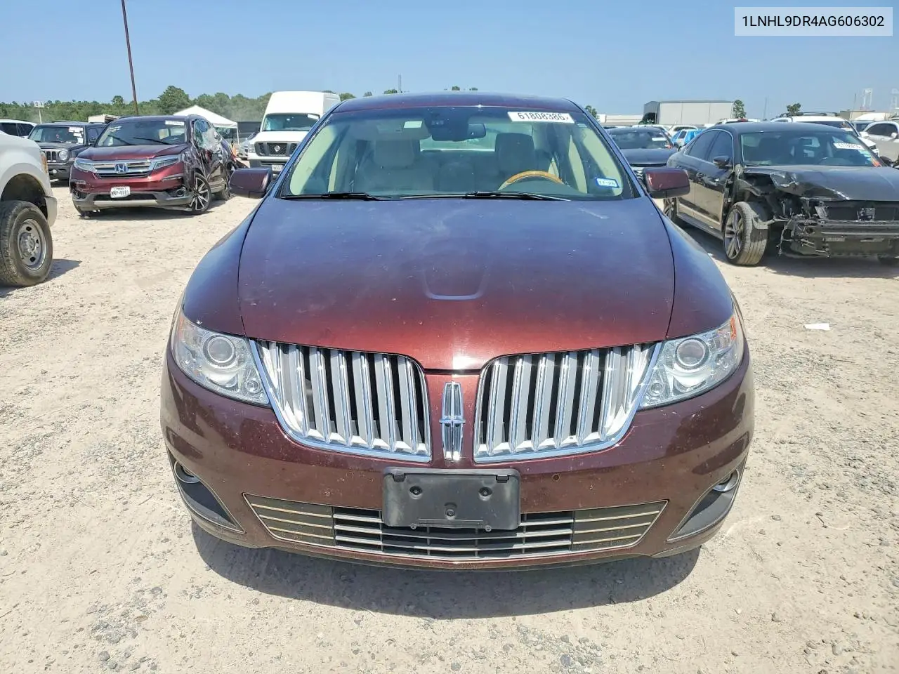 2010 Lincoln Mks VIN: 1LNHL9DR4AG606302 Lot: 61808386