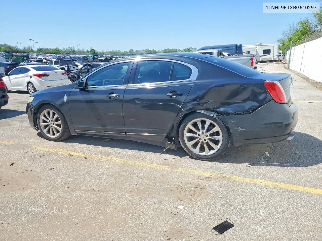 2011 Lincoln Mks VIN: 1LNHL9FTXBG610297 Lot: 50179826