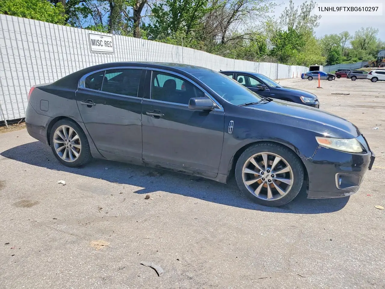 2011 Lincoln Mks VIN: 1LNHL9FTXBG610297 Lot: 50179826