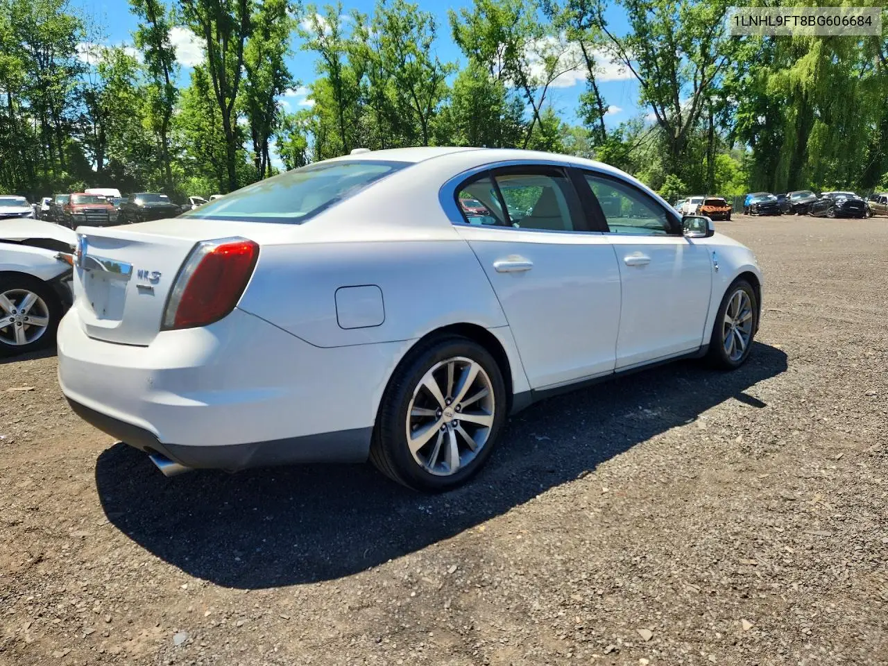 2011 Lincoln Mks VIN: 1LNHL9FT8BG606684 Lot: 57402786