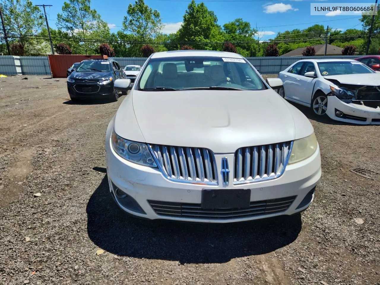 2011 Lincoln Mks VIN: 1LNHL9FT8BG606684 Lot: 57402786