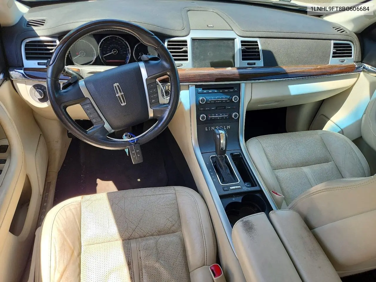 2011 Lincoln Mks VIN: 1LNHL9FT8BG606684 Lot: 57402786