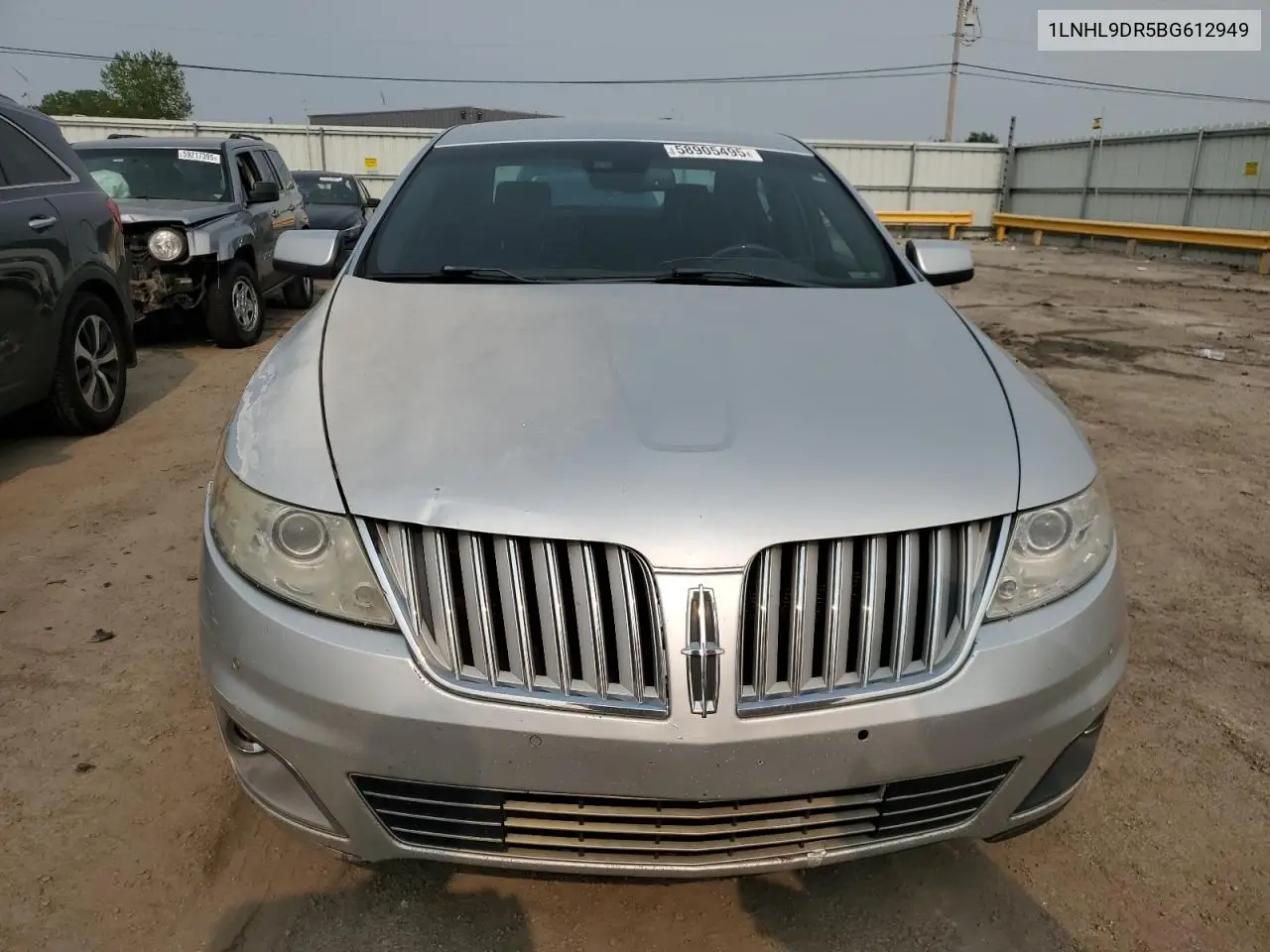 2011 Lincoln Mks VIN: 1LNHL9DR5BG612949 Lot: 58905495