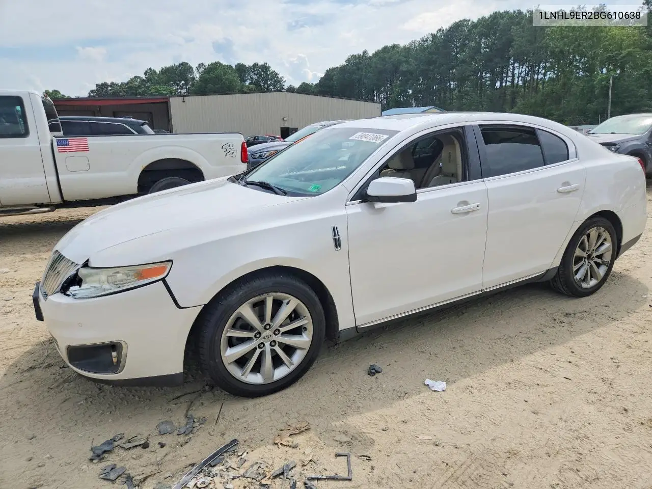 2011 Lincoln Mks VIN: 1LNHL9ER2BG610638 Lot: 59847066