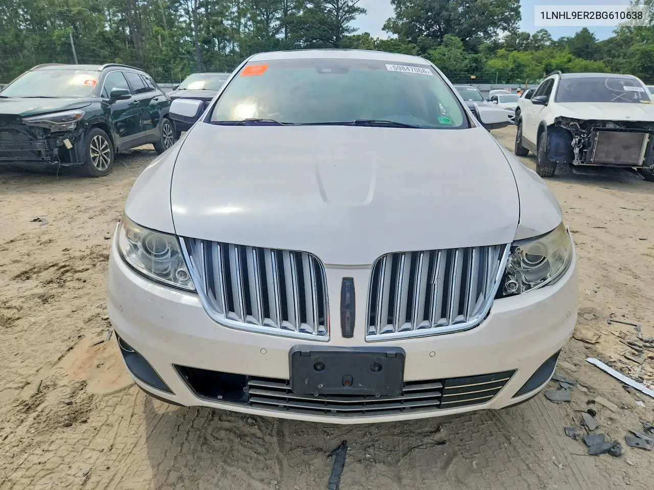 2011 Lincoln Mks VIN: 1LNHL9ER2BG610638 Lot: 59847066