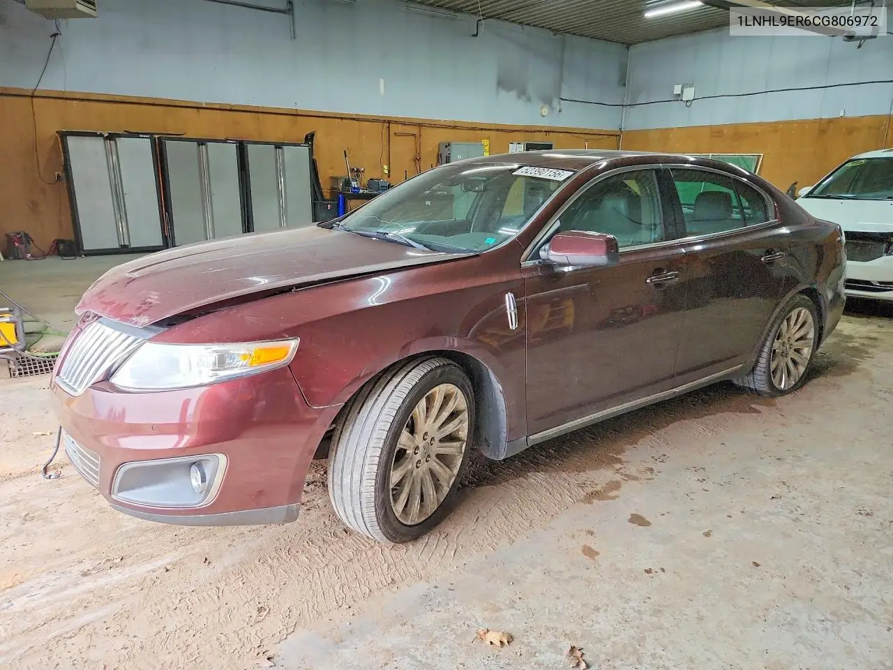 2012 Lincoln Mks VIN: 1LNHL9ER6CG806972 Lot: 52390156