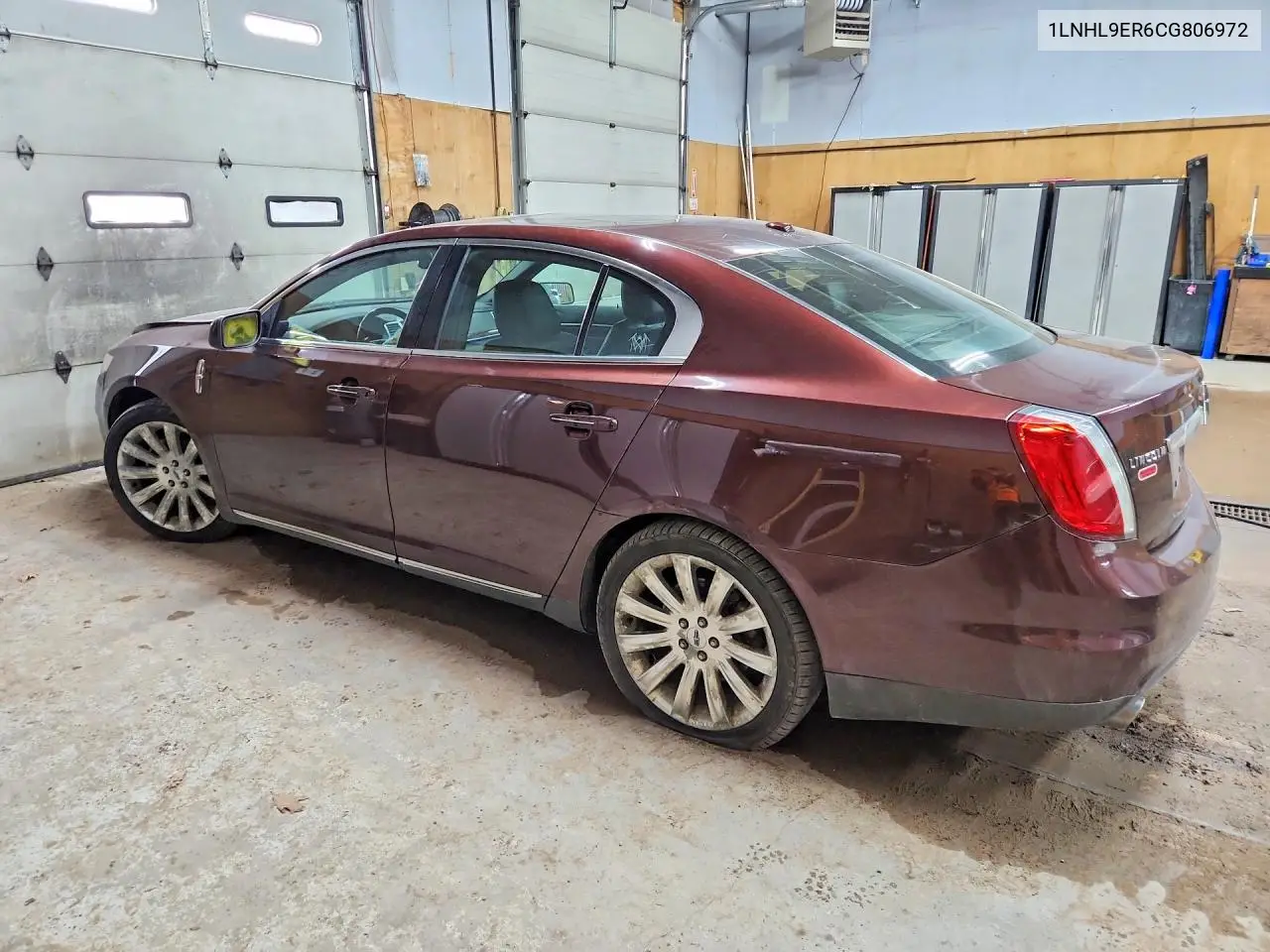 2012 Lincoln Mks VIN: 1LNHL9ER6CG806972 Lot: 52390156