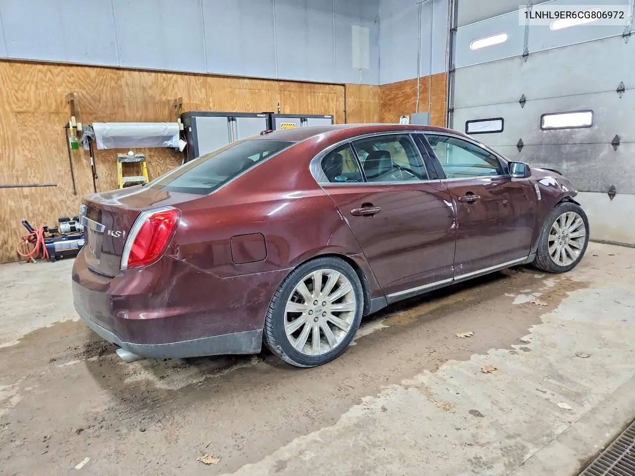 2012 Lincoln Mks VIN: 1LNHL9ER6CG806972 Lot: 52390156