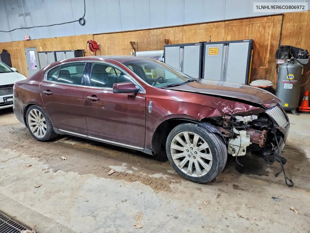 2012 Lincoln Mks VIN: 1LNHL9ER6CG806972 Lot: 52390156