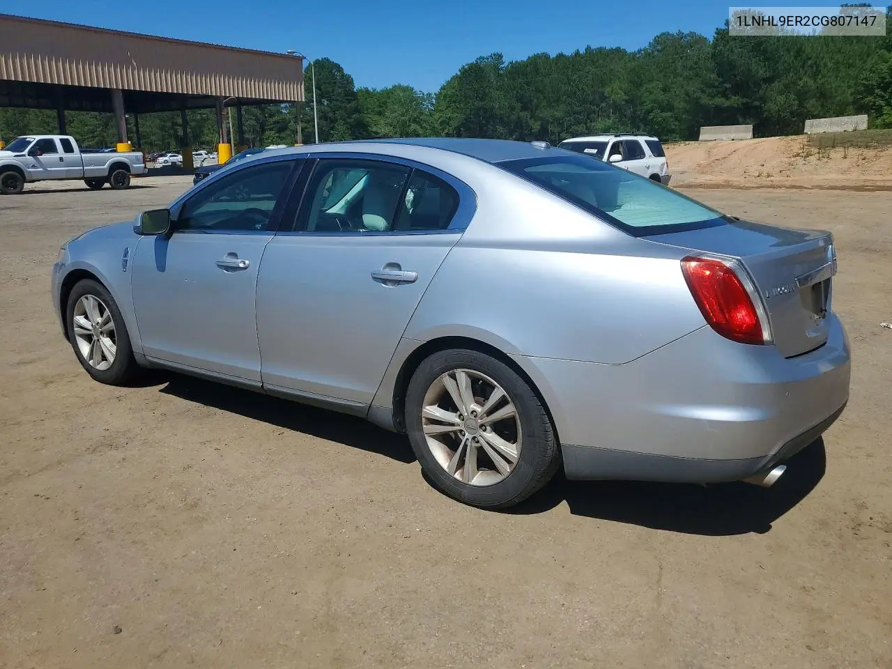2012 Lincoln Mks VIN: 1LNHL9ER2CG807147 Lot: 56059816