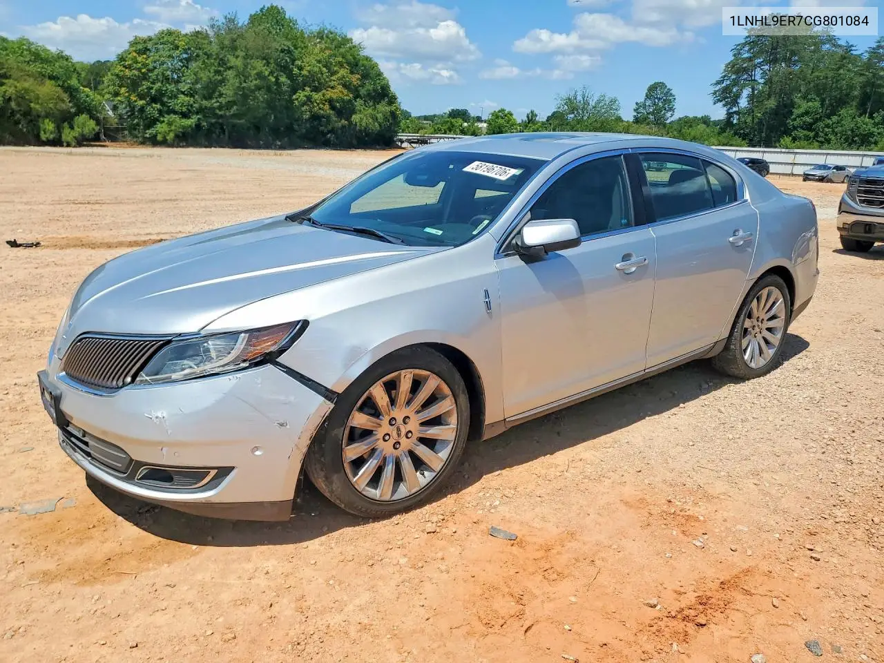 2012 Lincoln Mks VIN: 1LNHL9ER7CG801084 Lot: 58196706