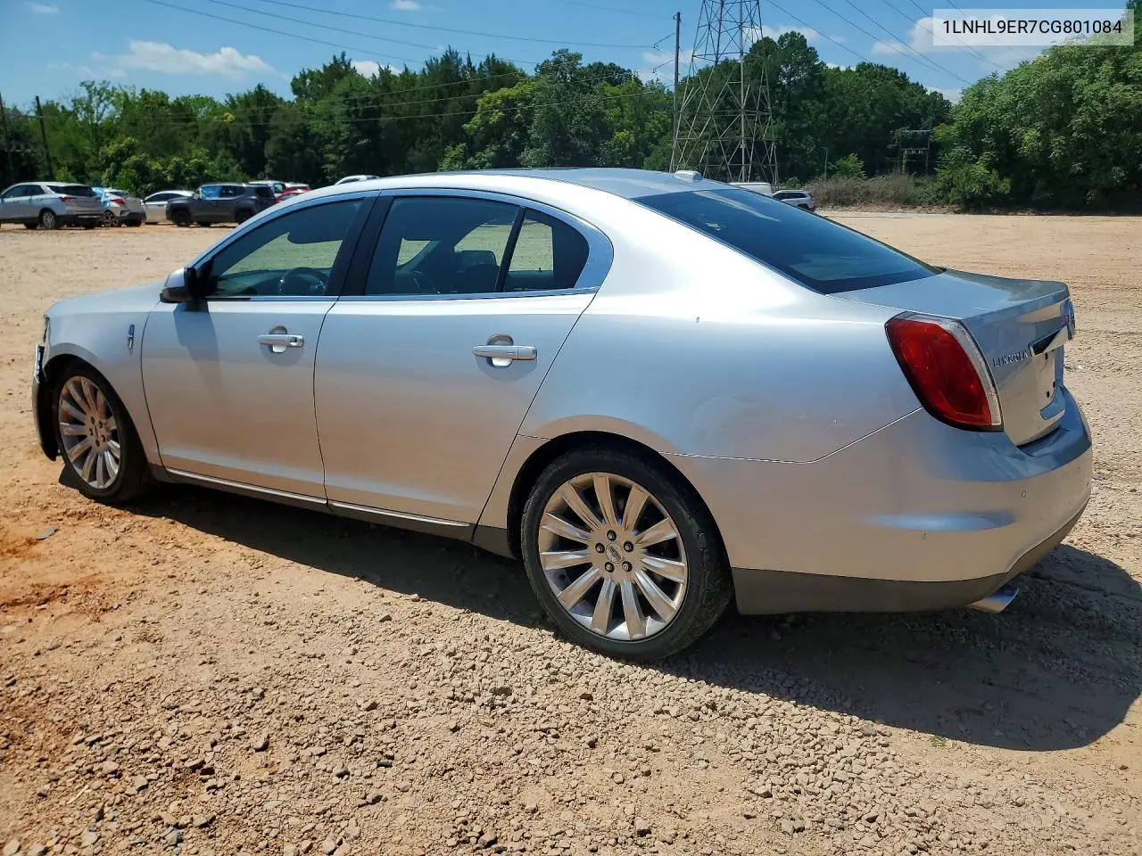 2012 Lincoln Mks VIN: 1LNHL9ER7CG801084 Lot: 58196706