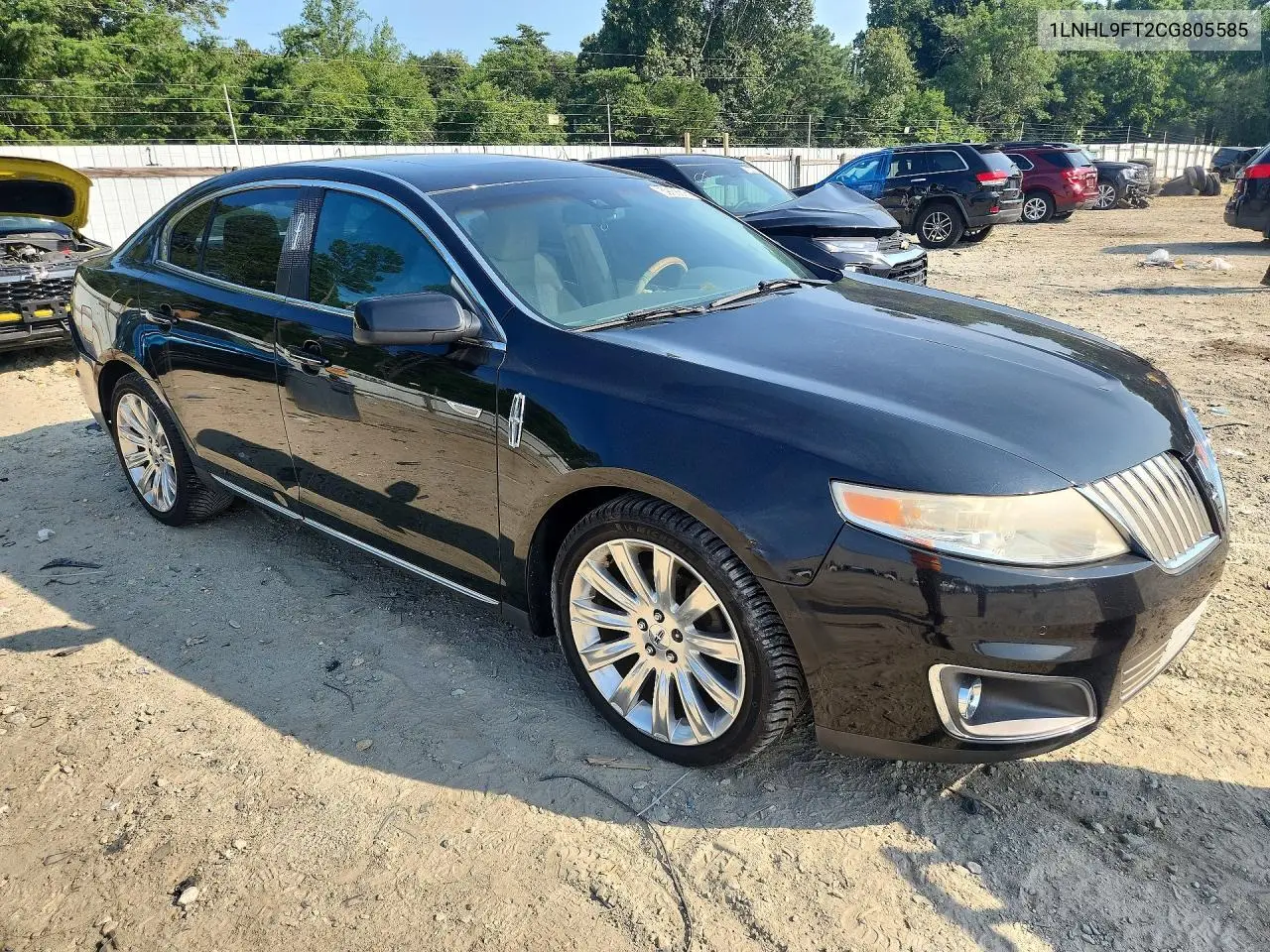 2012 Lincoln Mks VIN: 1LNHL9FT2CG805585 Lot: 59738816