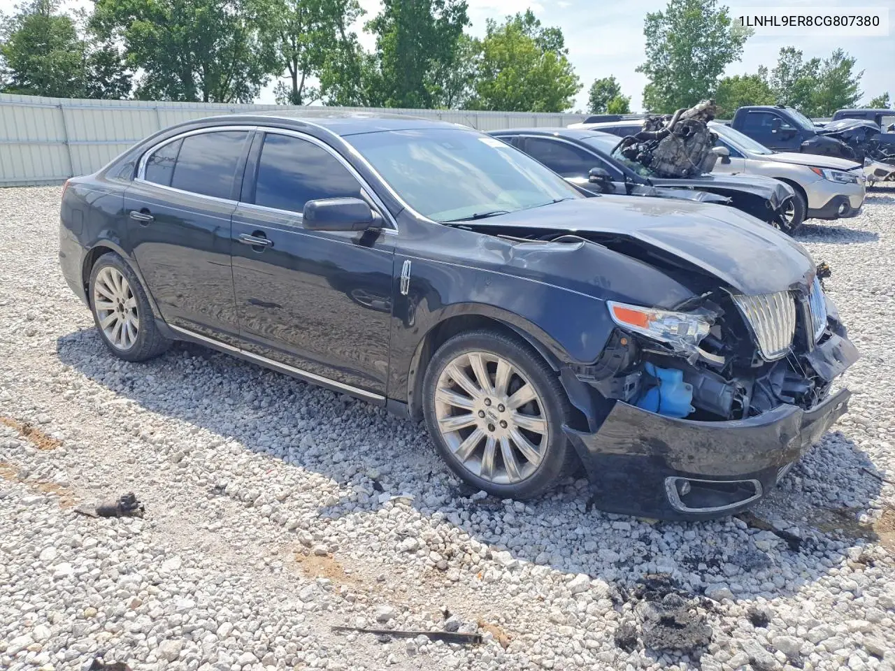2012 Lincoln Mks VIN: 1LNHL9ER8CG807380 Lot: 59965586