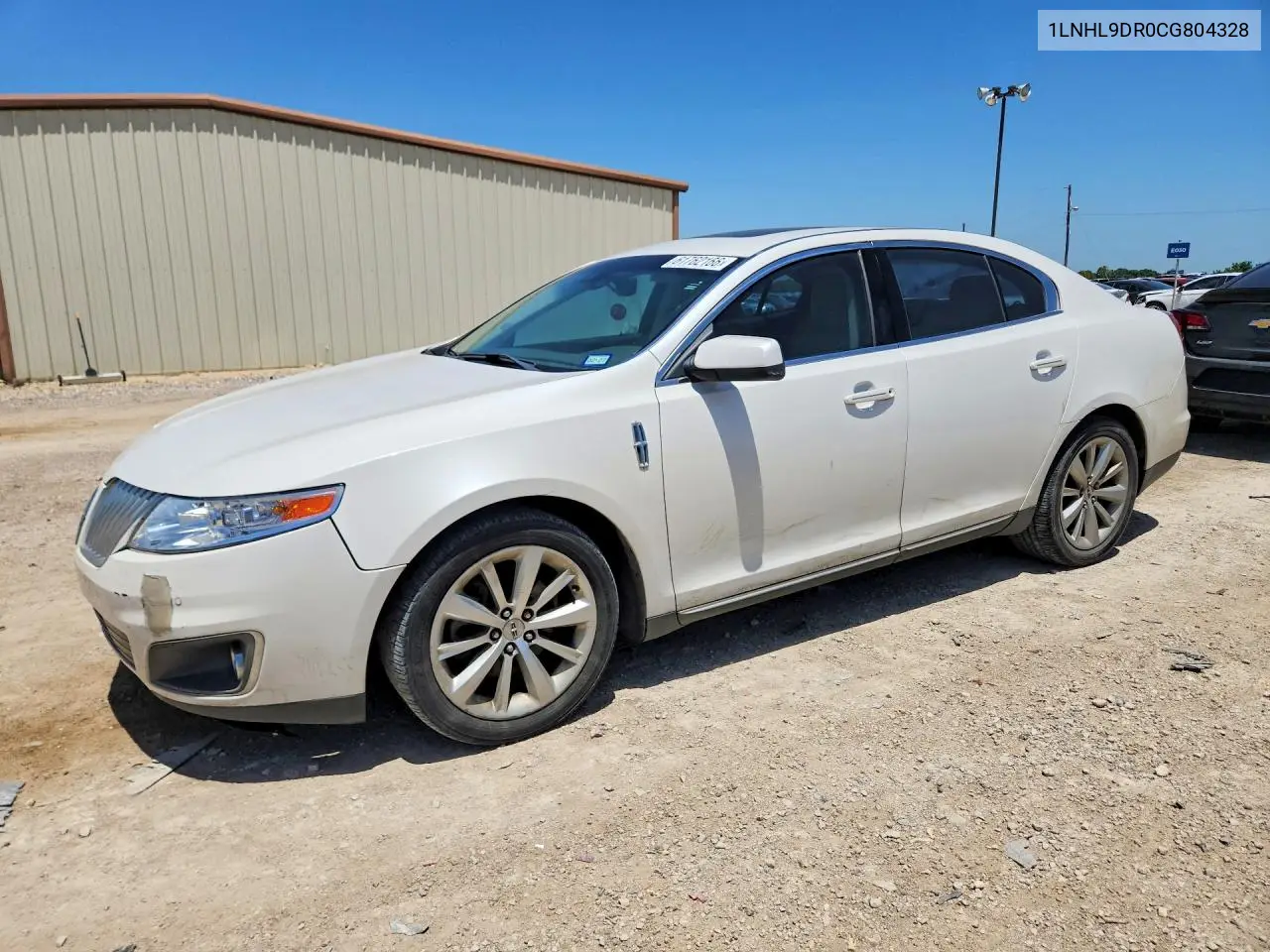 2012 Lincoln Mks VIN: 1LNHL9DR0CG804328 Lot: 61762166