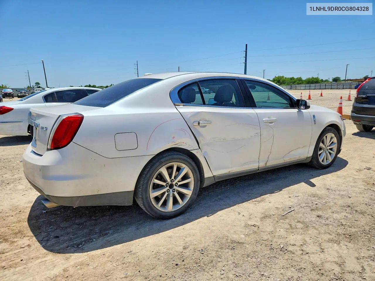 2012 Lincoln Mks VIN: 1LNHL9DR0CG804328 Lot: 61762166