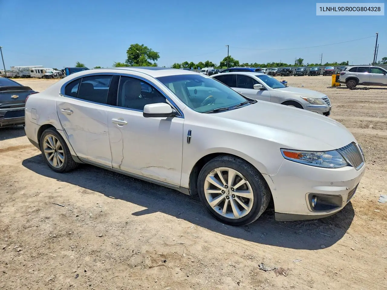 2012 Lincoln Mks VIN: 1LNHL9DR0CG804328 Lot: 61762166