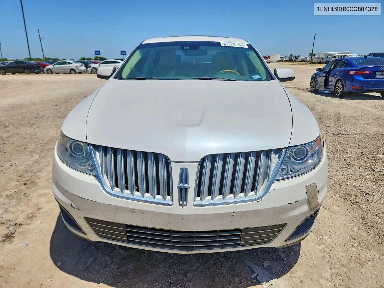 2012 Lincoln Mks VIN: 1LNHL9DR0CG804328 Lot: 61762166