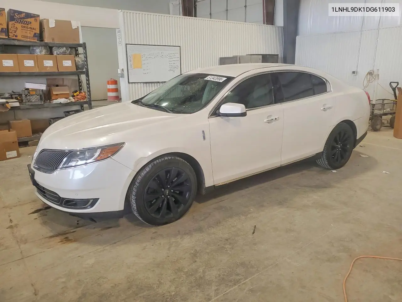 2013 Lincoln Mks VIN: 1LNHL9DK1DG611903 Lot: 51343996