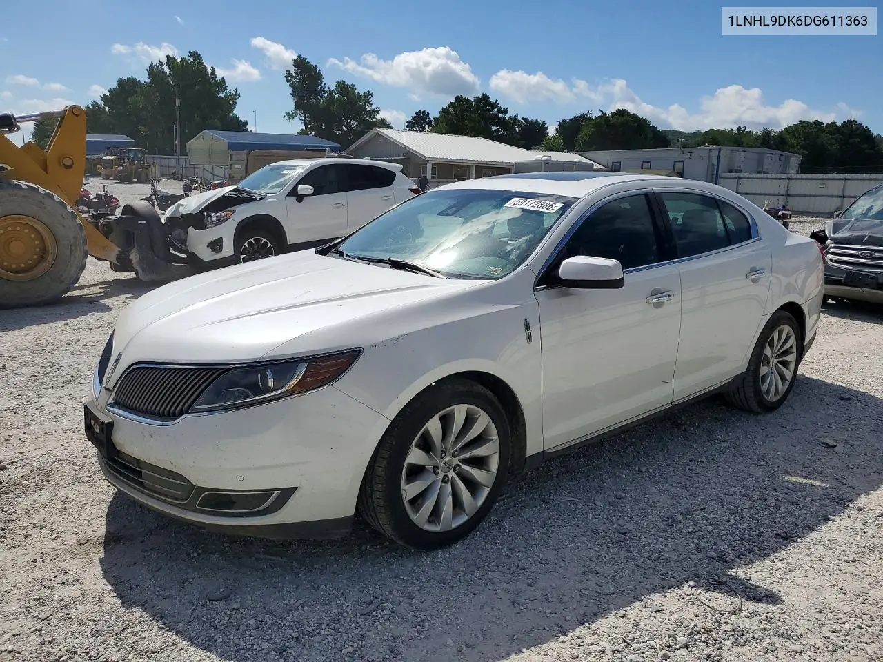 2013 Lincoln Mks VIN: 1LNHL9DK6DG611363 Lot: 59172886