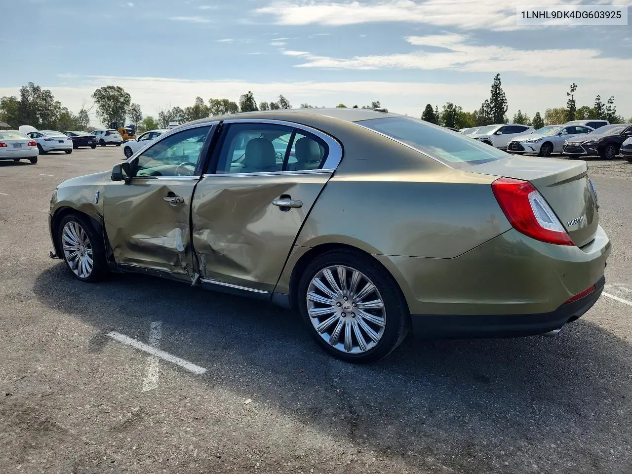 2013 Lincoln Mks VIN: 1LNHL9DK4DG603925 Lot: 62071076