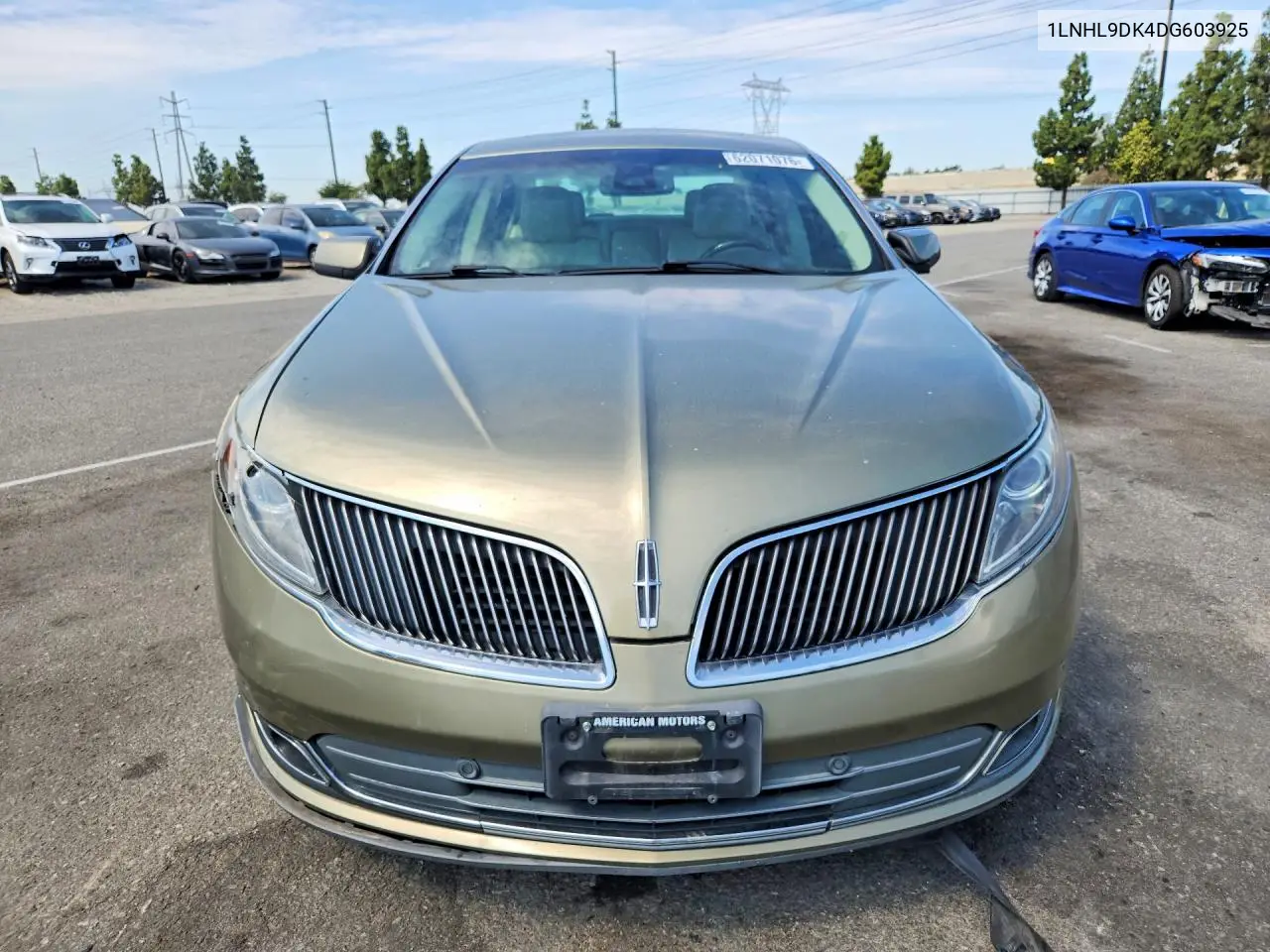 2013 Lincoln Mks VIN: 1LNHL9DK4DG603925 Lot: 62071076
