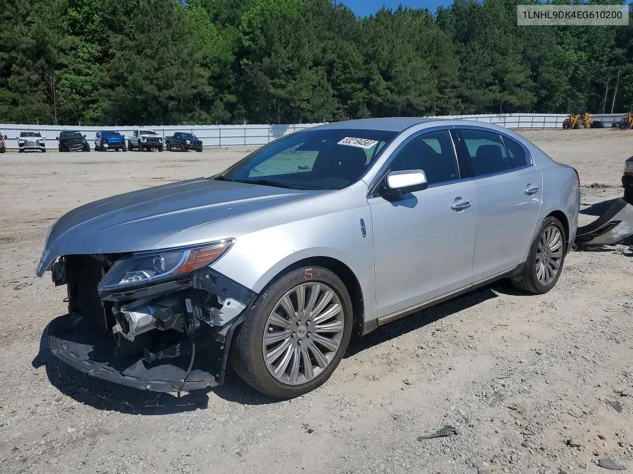 2014 Lincoln Mks VIN: 1LNHL9DK4EG610200 Lot: 53219456