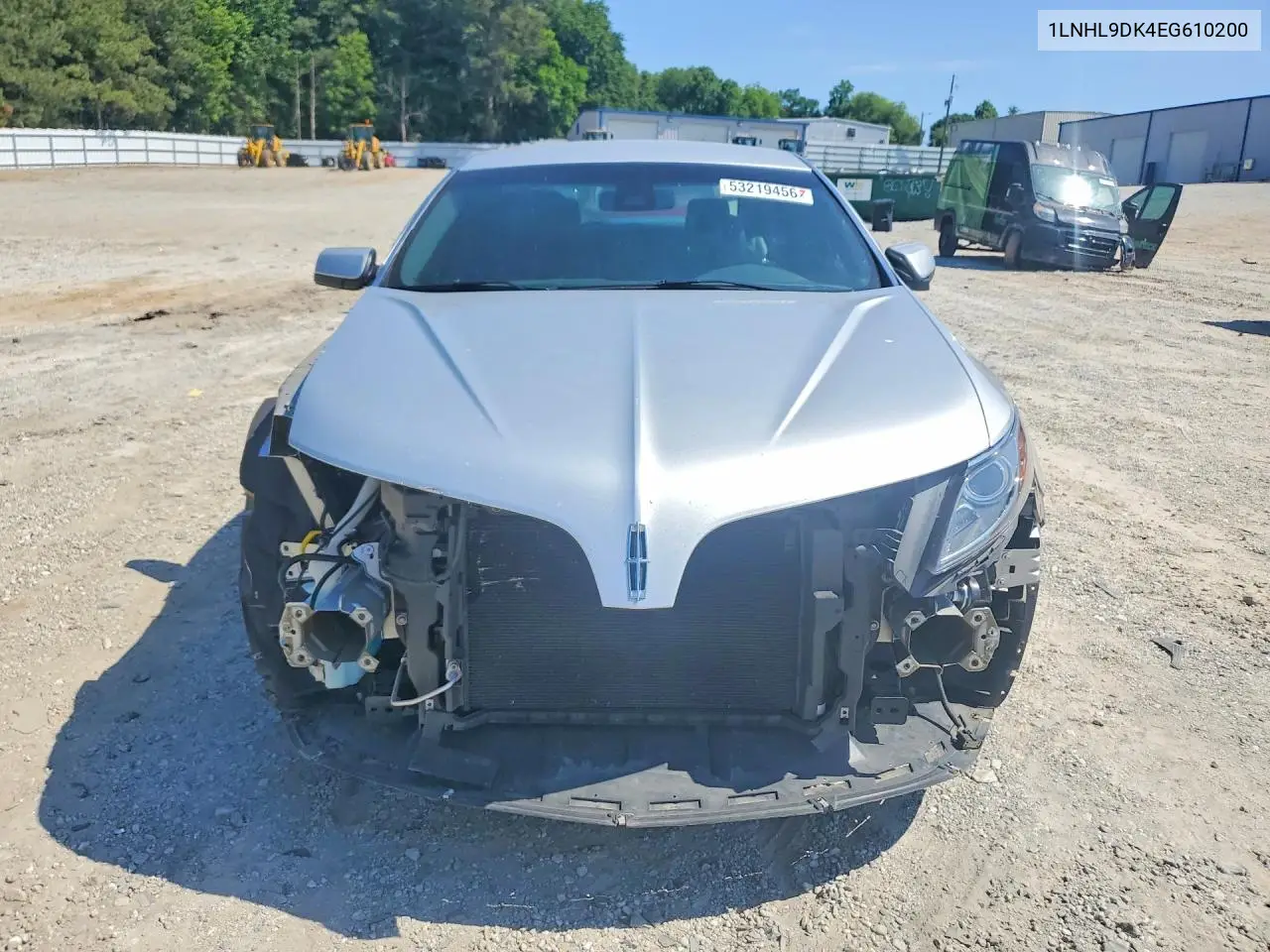 2014 Lincoln Mks VIN: 1LNHL9DK4EG610200 Lot: 53219456