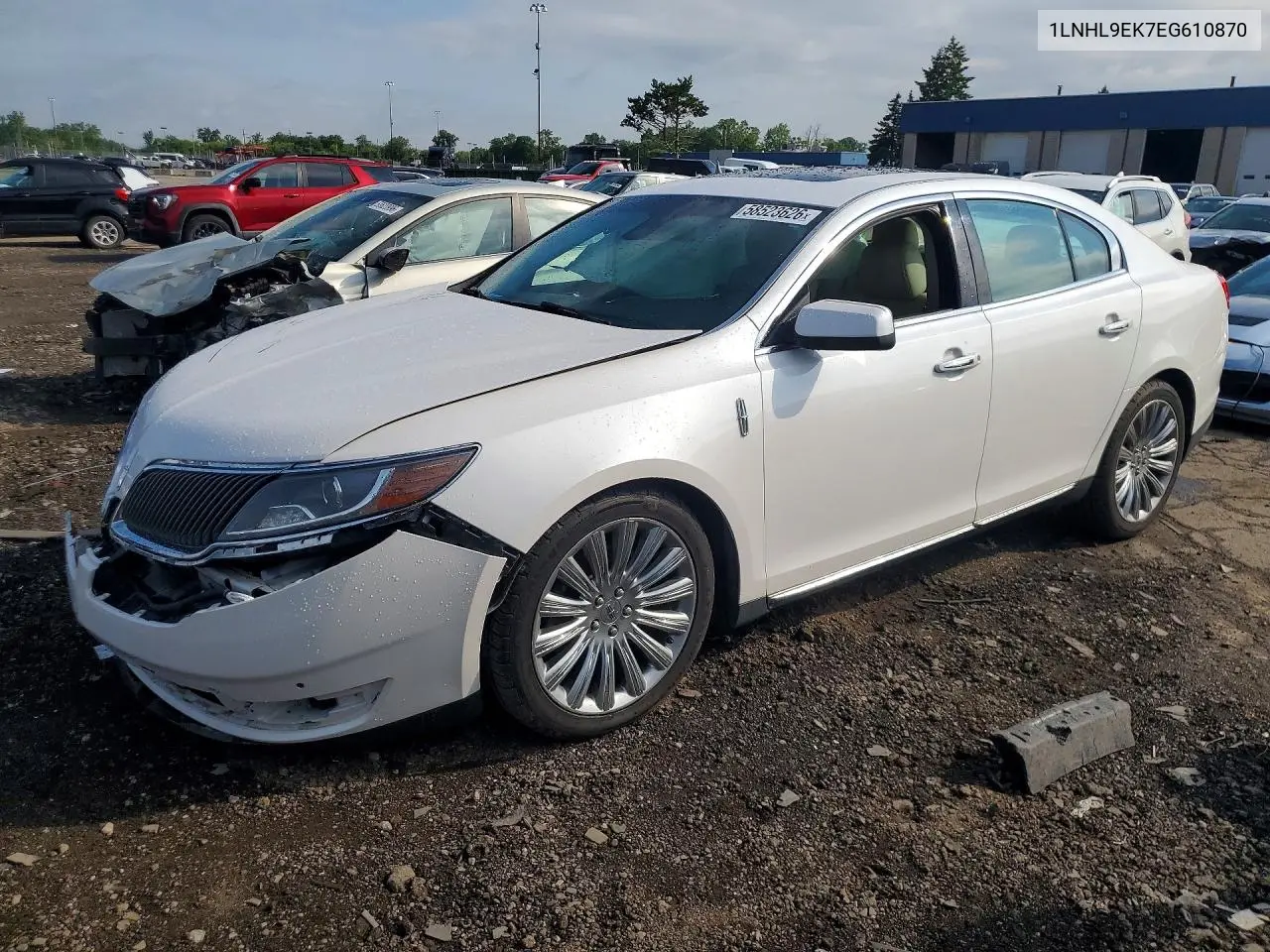 2014 Lincoln Mks VIN: 1LNHL9EK7EG610870 Lot: 59886056