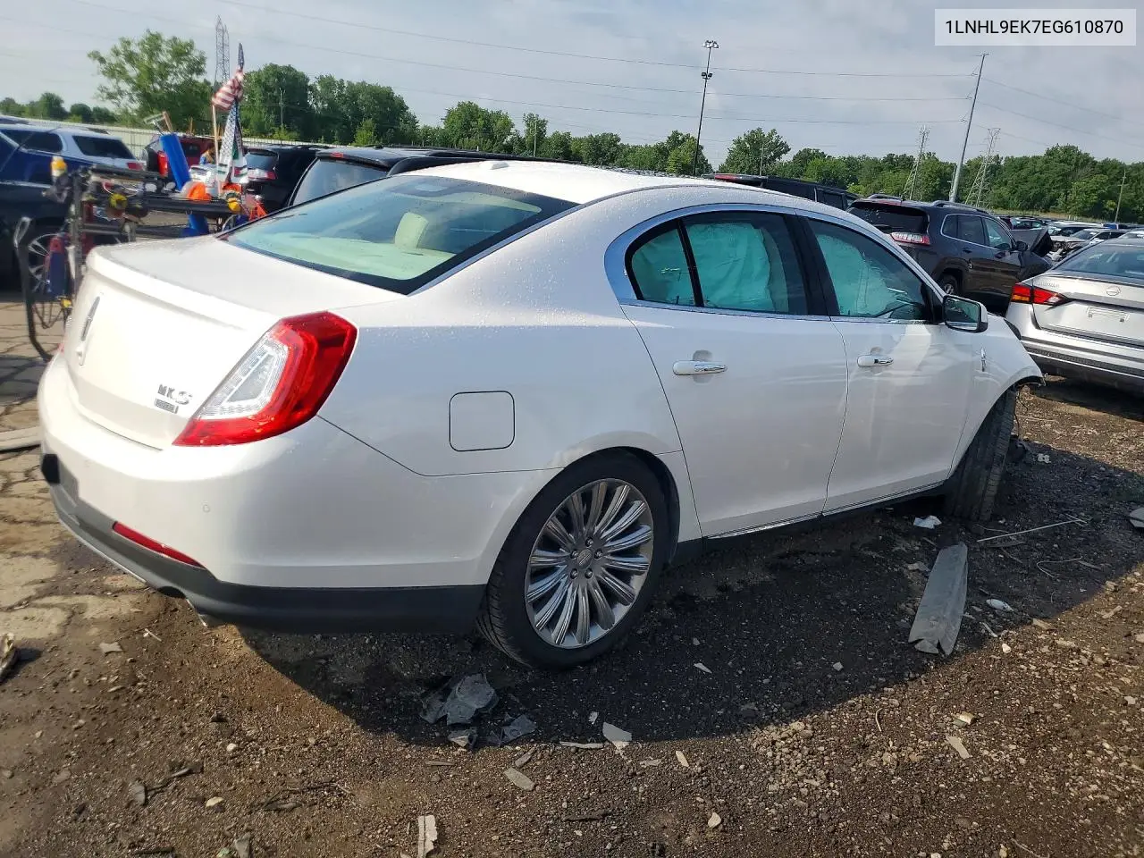 2014 Lincoln Mks VIN: 1LNHL9EK7EG610870 Lot: 59886056